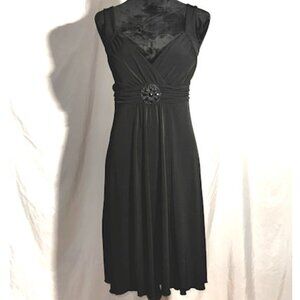 En Focus Studio Black Cocktail Dress, Size 8
